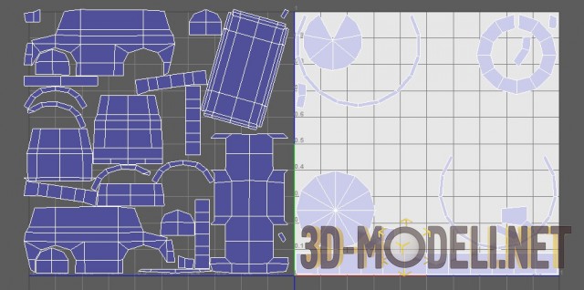 Делаем микроавтобус в Maya – Урок 2: развертка и текстуры