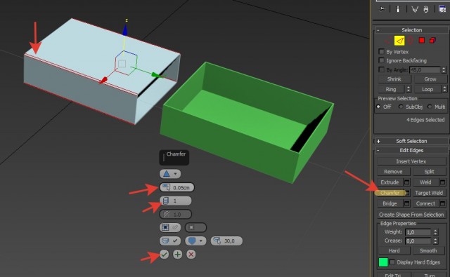 3ds Max уроки – создаем спичечный коробок со спичками