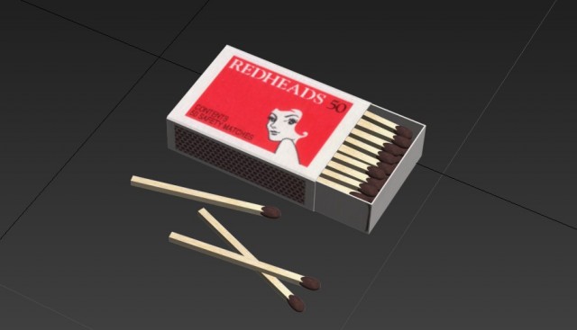 3ds Max уроки – создаем спичечный коробок со спичками