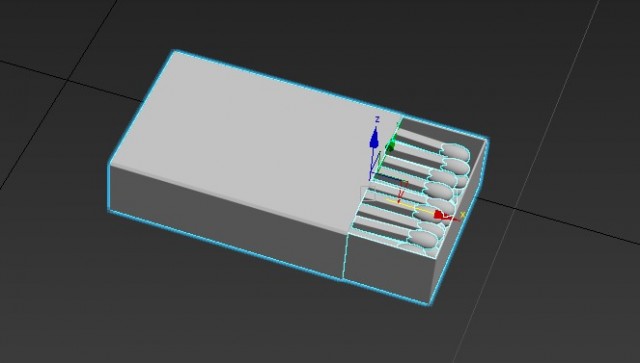 3ds Max уроки – создаем спичечный коробок со спичками