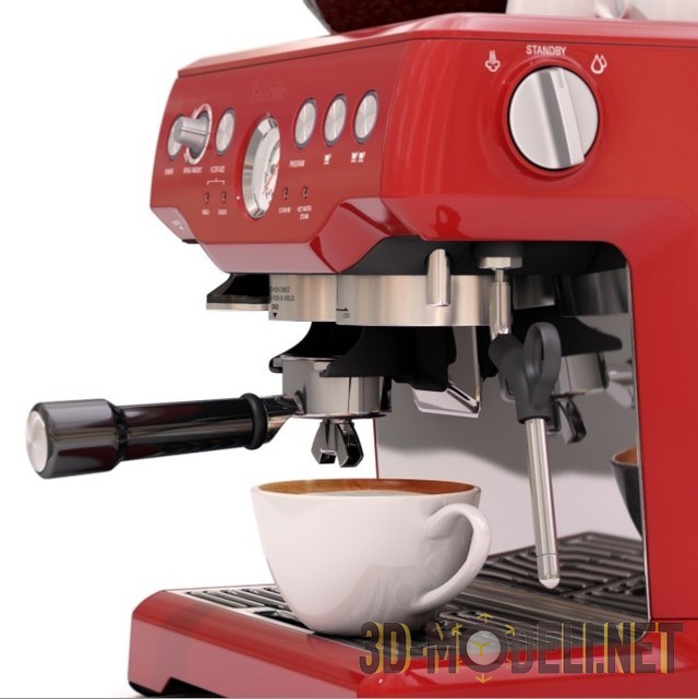 3D модель – Кофемашина Breville The Barista Express Coffee
