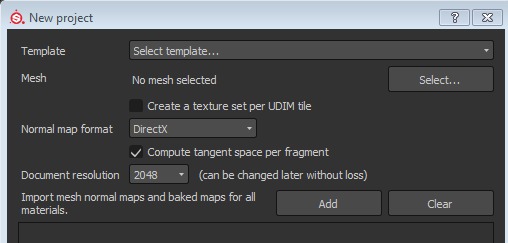 Запекаем карту нормалей (normal map) в Substance Painter