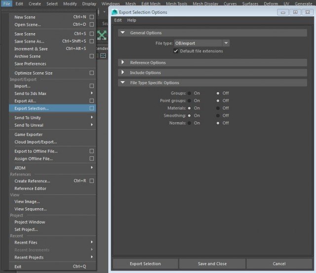 Запекаем карту нормалей (normal map) в Substance Painter