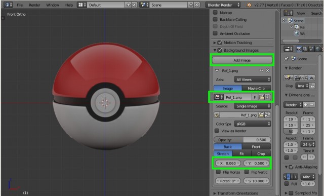 Blender: моделирование покебола (подробный урок)