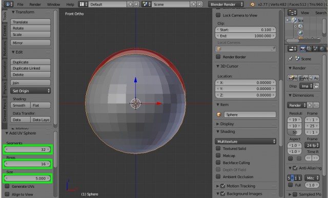 Blender: моделирование покебола (подробный урок)