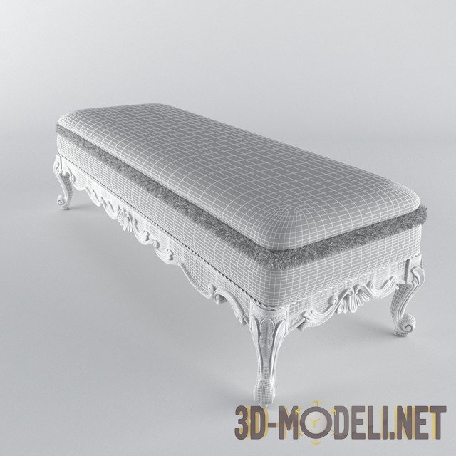 3D модель – Прикроватная кушетка 12514 Modenese Gastone