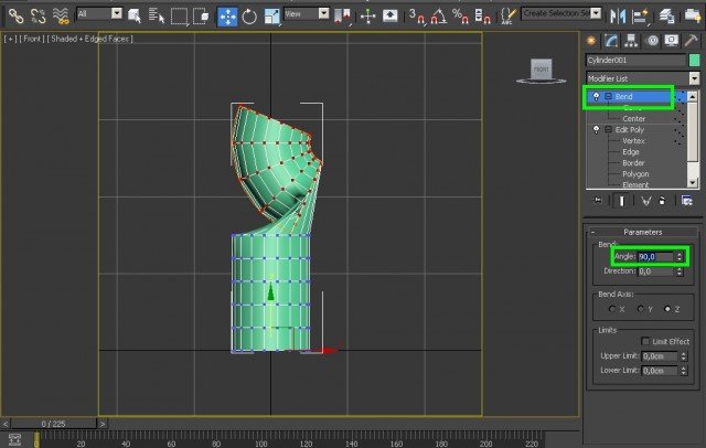 Как в 3д макс согнуть цилиндр