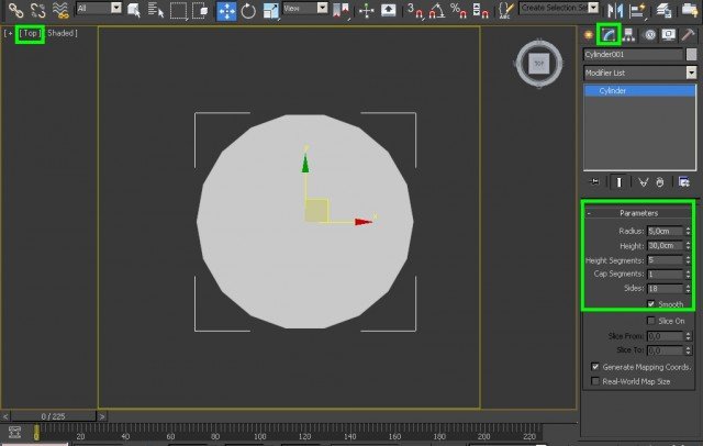 Как развернуть цилиндр 3d max