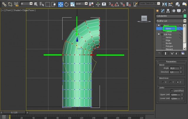 Как развернуть цилиндр 3d max