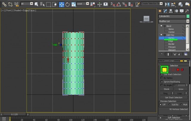 Как развернуть цилиндр 3d max