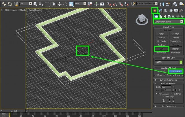 Как развернуть цилиндр 3d max