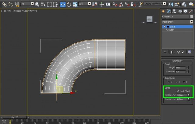 Как развернуть цилиндр 3d max