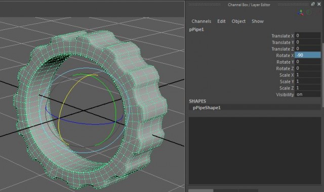 Создание фонарика в Maya, рендер Keyshot