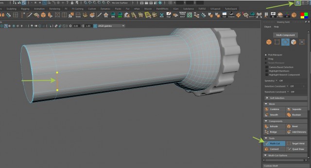 Создание фонарика в Maya, рендер Keyshot