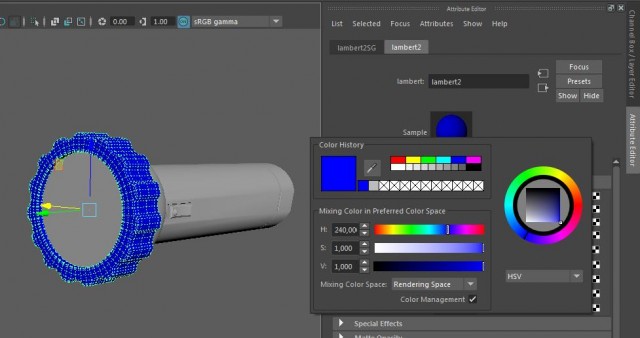 Создание фонарика в Maya, рендер Keyshot
