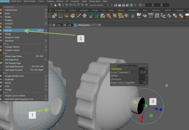 Создание фонарика в Maya, рендер Keyshot