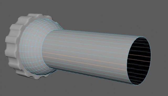 Создание фонарика в Maya, рендер Keyshot