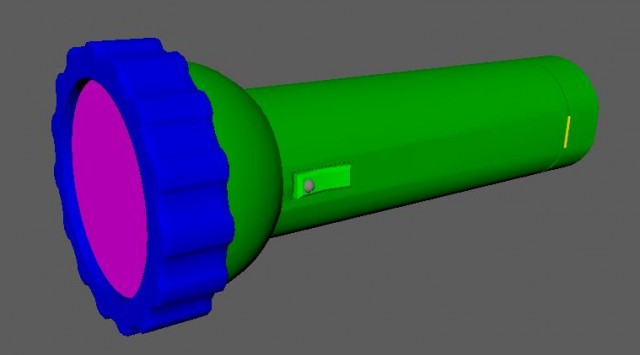 Создание фонарика в Maya, рендер Keyshot