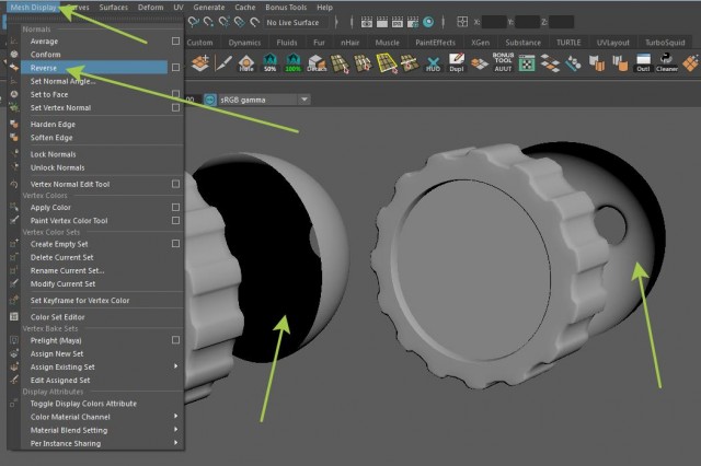 Создание фонарика в Maya, рендер Keyshot