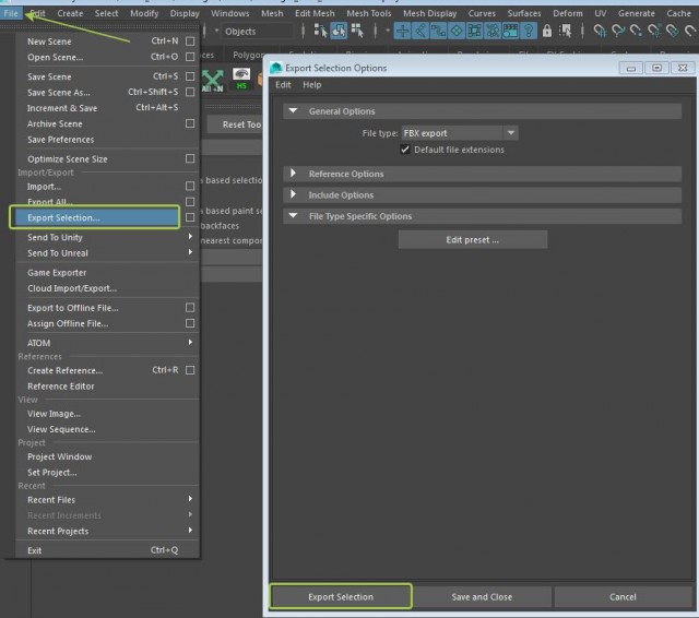 Создание фонарика в Maya, рендер Keyshot