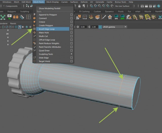 Создание фонарика в Maya, рендер Keyshot