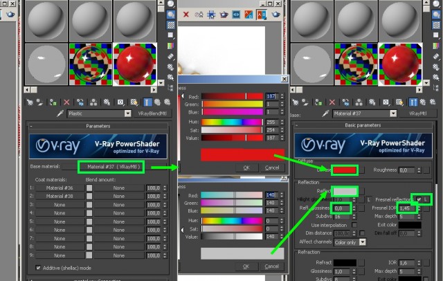 V-Ray: создание царапин при помощи «VRayBlendMtl»