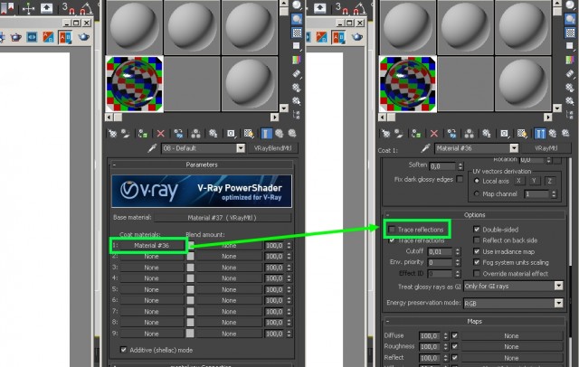 V-Ray: создание царапин при помощи «VRayBlendMtl»