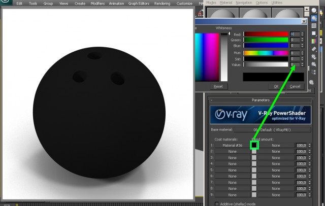 V-Ray: создание царапин при помощи «VRayBlendMtl»