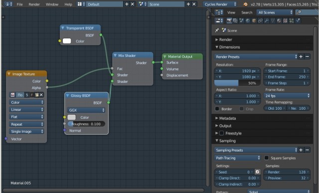 Как загрузить текстуры в blender