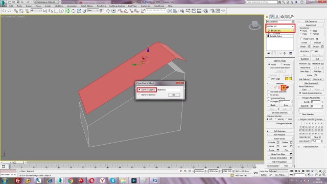 3ds Max: моделируем чердак. Часть 1