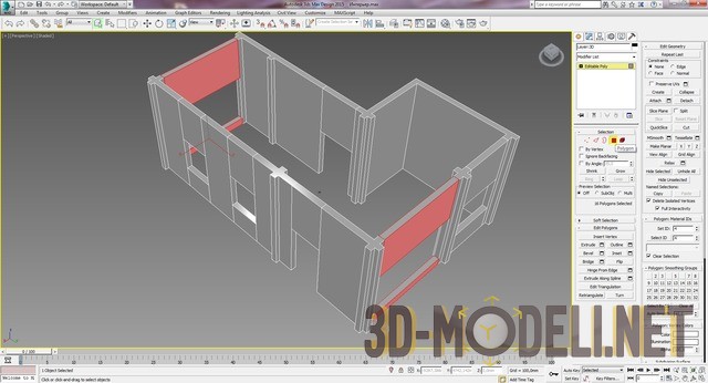 Интерьер в 3ds max урок