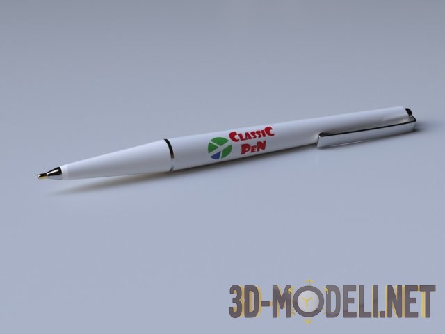 3D модель – Шариковая авторучка