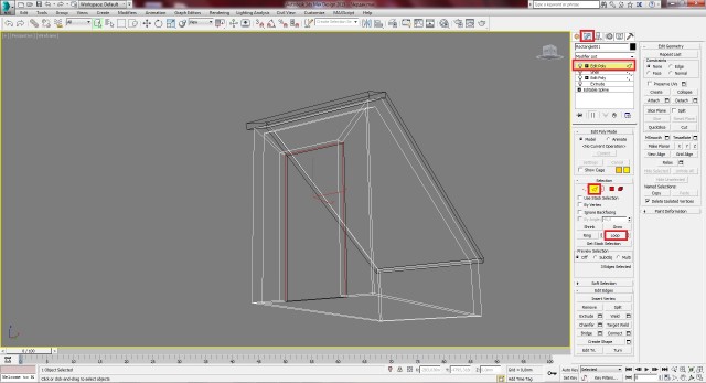 3ds Max: моделируем чердак. Часть 2