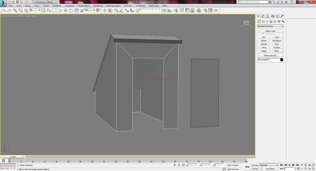3ds Max: моделируем чердак. Часть 2