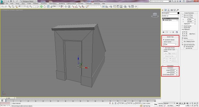 3ds Max: моделируем чердак. Часть 2