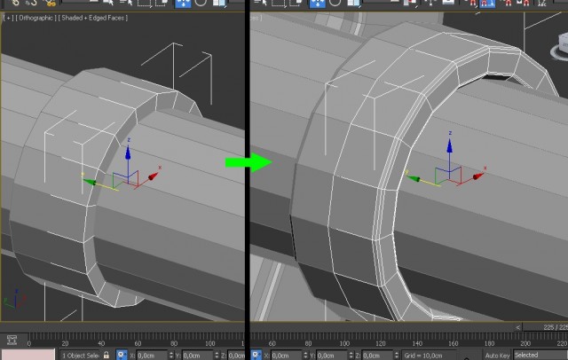 3ds Max – моделирование спортивной штанги