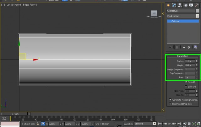 3ds Max – моделирование спортивной штанги