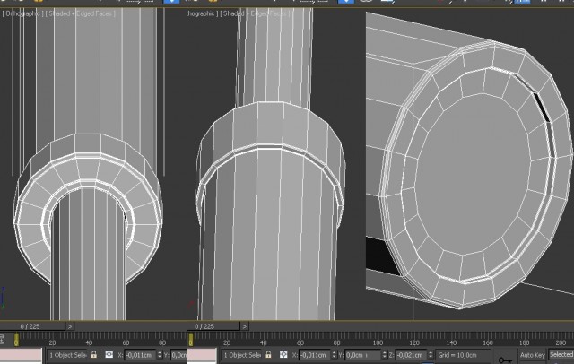 3ds Max – моделирование спортивной штанги
