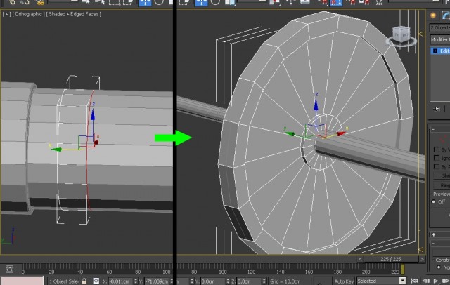 3ds Max – моделирование спортивной штанги