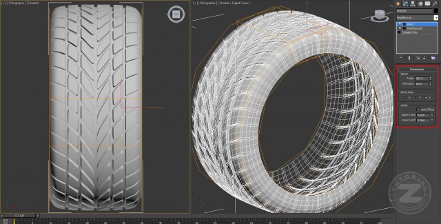 3Ds Max. Моделирование колеса (Часть-1)