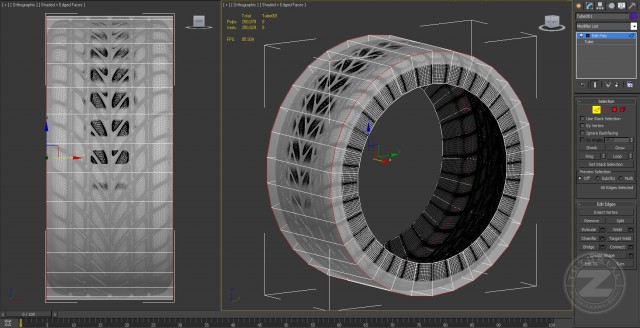 3Ds Max. Моделирование колеса (Часть-1)