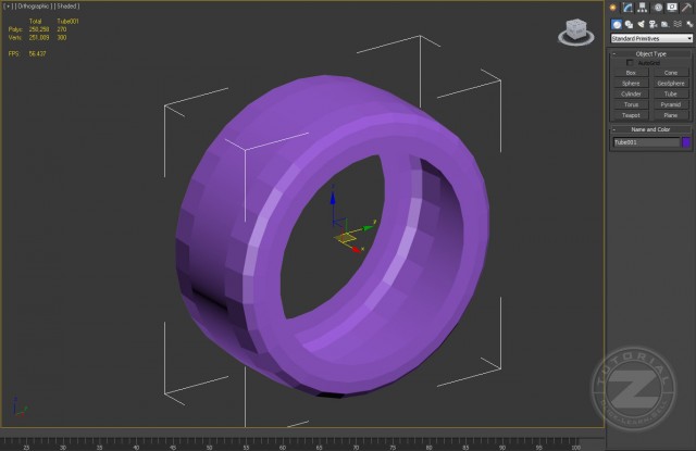 3Ds Max. Моделирование колеса (Часть-1)