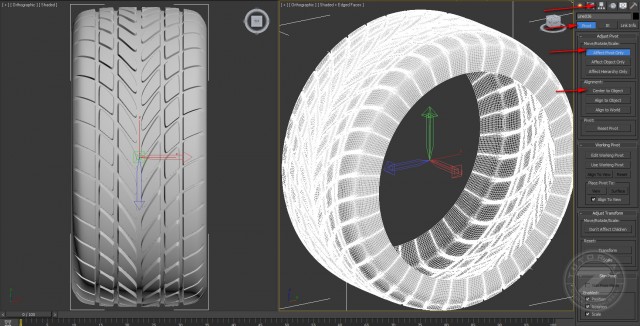 3Ds Max. Моделирование колеса (Часть-1)