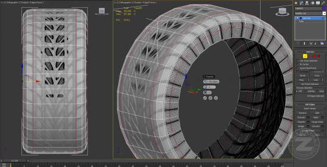 3Ds Max. Моделирование колеса (Часть-1)