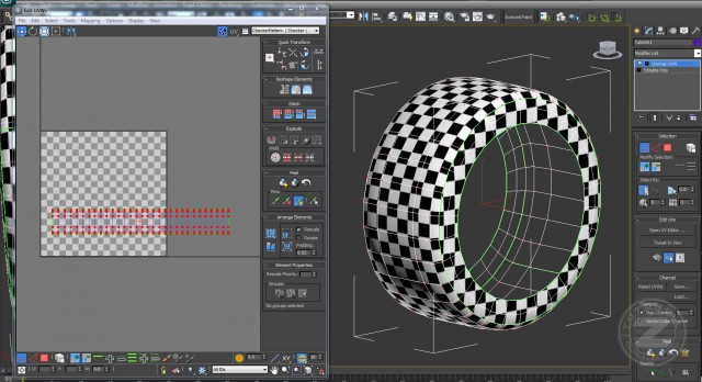 3Ds Max. Моделирование колеса (Часть-2)