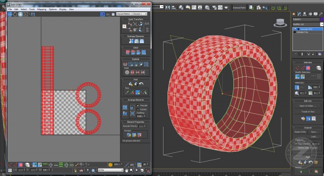 3Ds Max. Моделирование колеса (Часть-2)