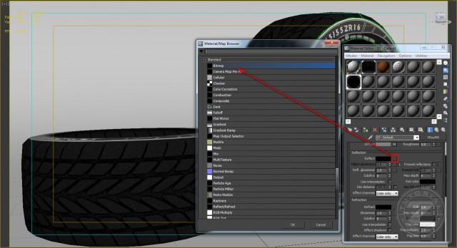 3Ds Max. Моделирование колеса (Часть-2)