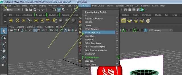 Делаем банку колы в Maya c рендером в Keyshot