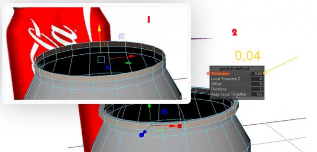 Делаем банку колы в Maya c рендером в Keyshot