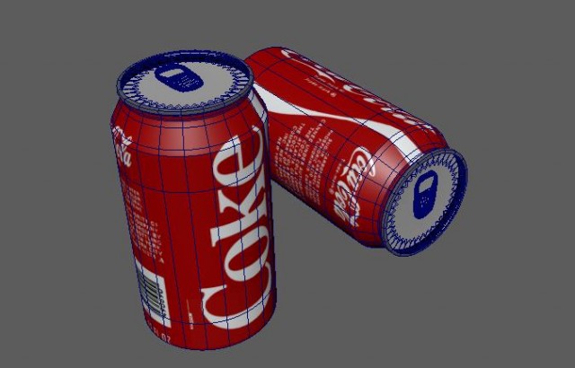 Делаем банку колы в Maya c рендером в Keyshot